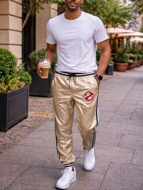 Ghostbusters Satin Pants‎ Size Large New